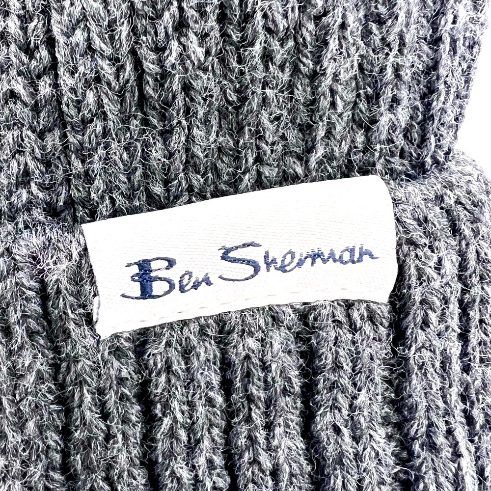 BEN SHERMAN, 2 PACK BEANIE SET, THERMAL PLUSH LINING UNISEX, ONE SIZE,GREY, NAVY - Picture 15 of 15